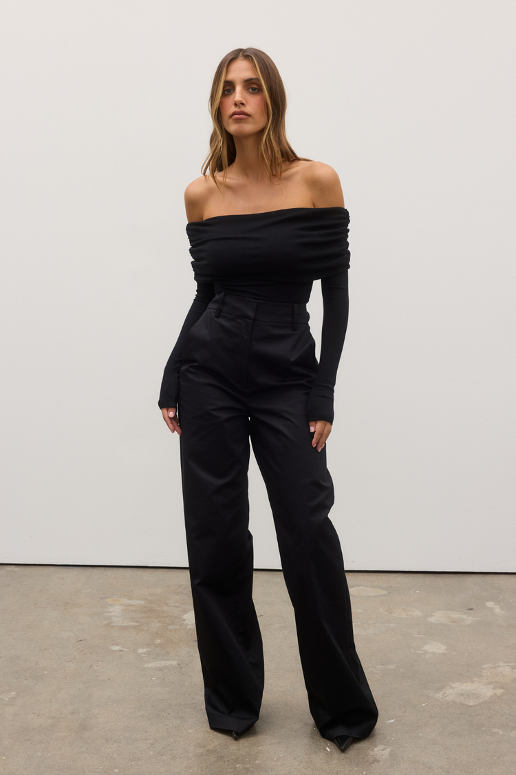 ALESSANDRA TOP - BLACK