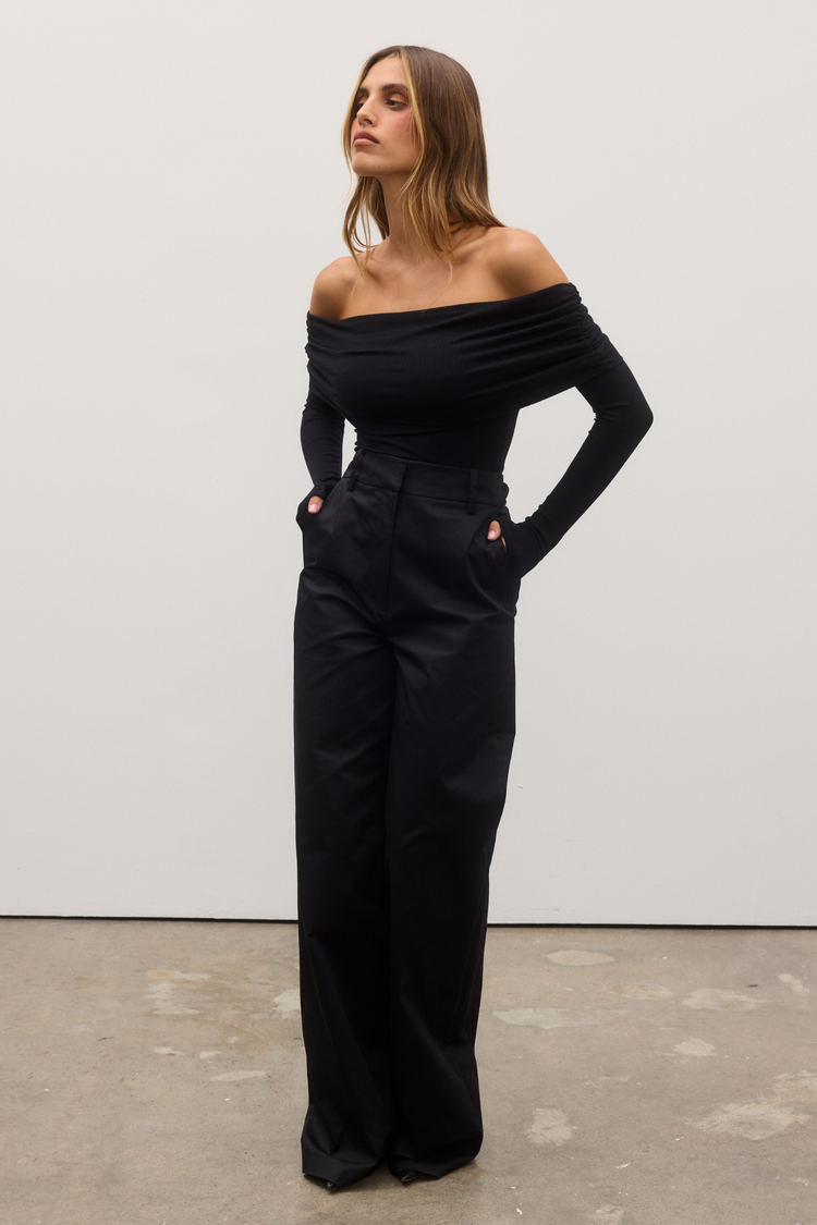 ALESSANDRA TOP - BLACK