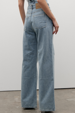Alexa High Waist Flare Jean in Oakland Blue, view 3, Bayse Brand