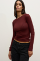 ZOE TOP - PLUM
