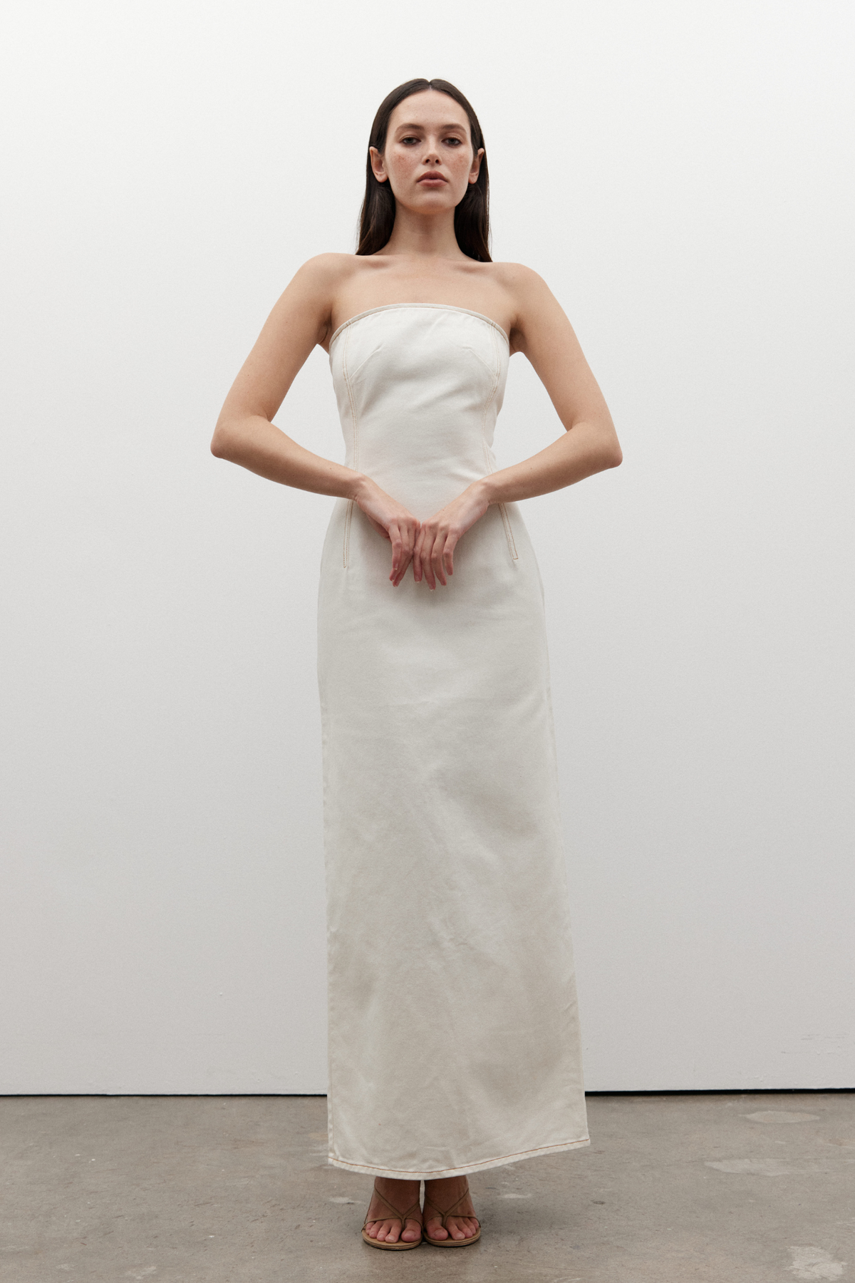 AMIRI DENIM DRESS- ANGORA – Bayse Brand