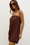 CALLISTA MINI DRESS - CHOCOLATE