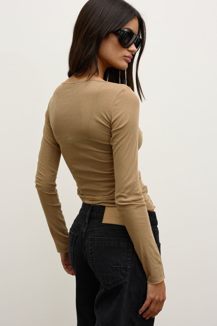 ZOE TOP - TAN