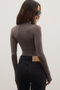 AMRITA BODYSUIT - SMOKE