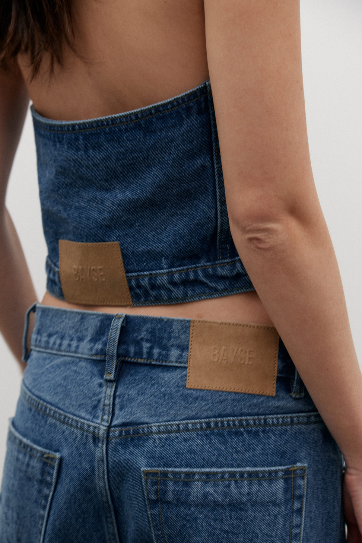 CHLOE DENIM VEST - DENVER BLUE