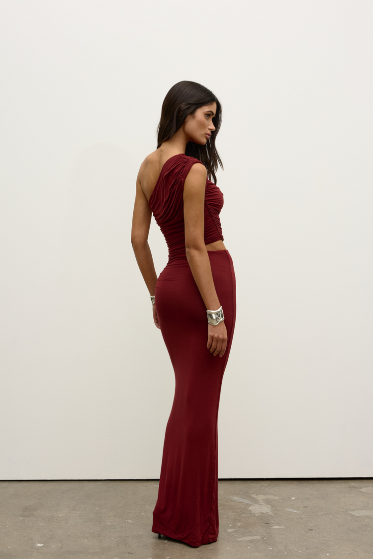 IVY MAXI DRESS - WINE