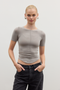 ANISA TEE - DOVE GREY