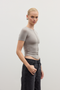 ANISA TEE - DOVE GREY