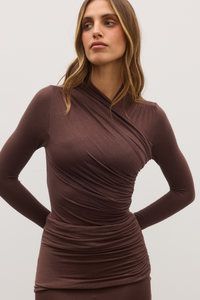 AMRITA BODYSUIT - CHOCOLATE