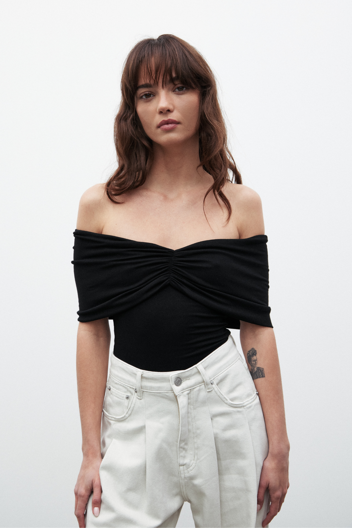EISLEY SLEEVELESS BODYSUIT - BLACK