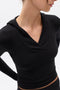 SAFFRON TOP - BLACK