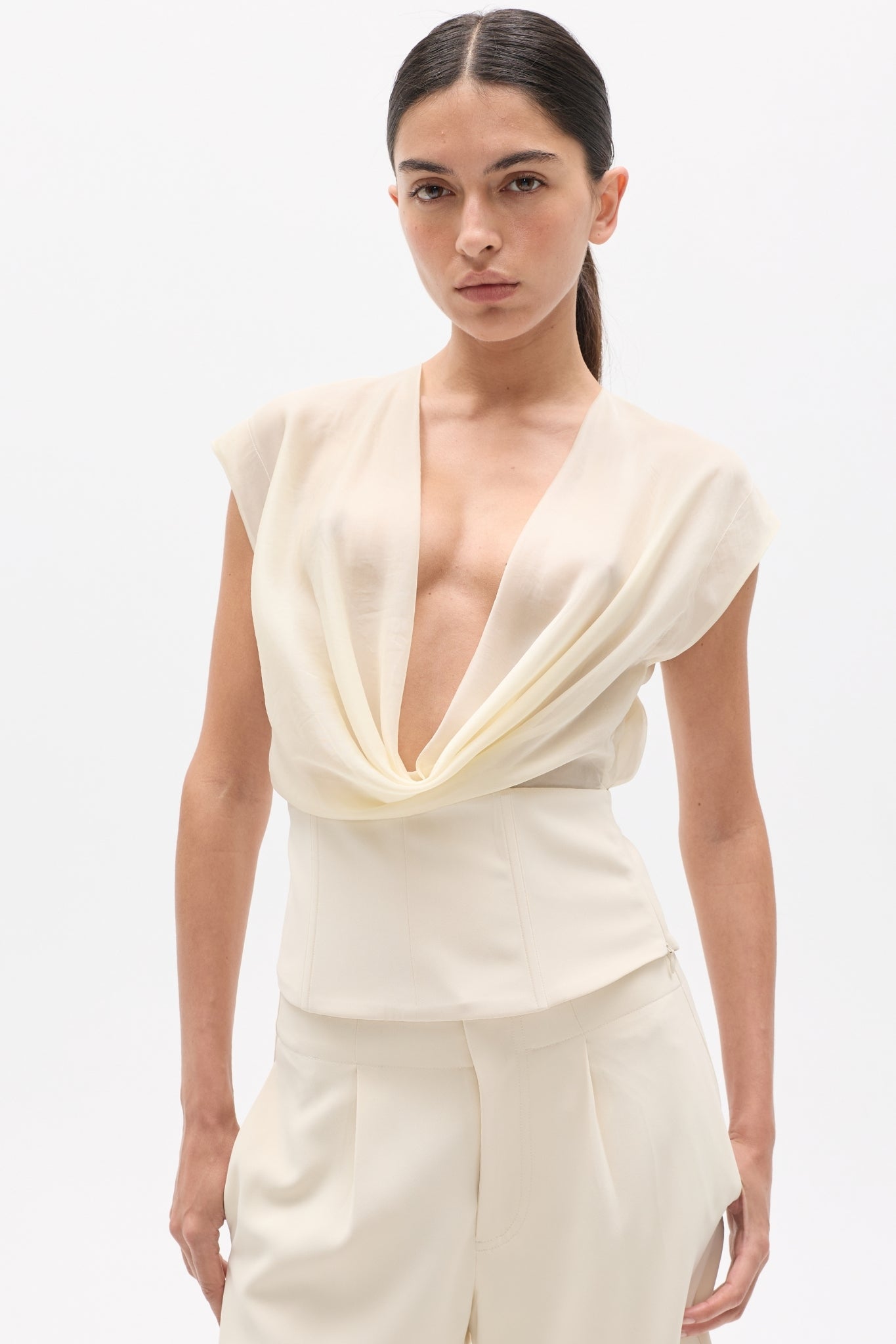 TESSIE TOP - IVORY