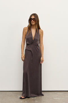 SIMONE DRESS - SMOKE