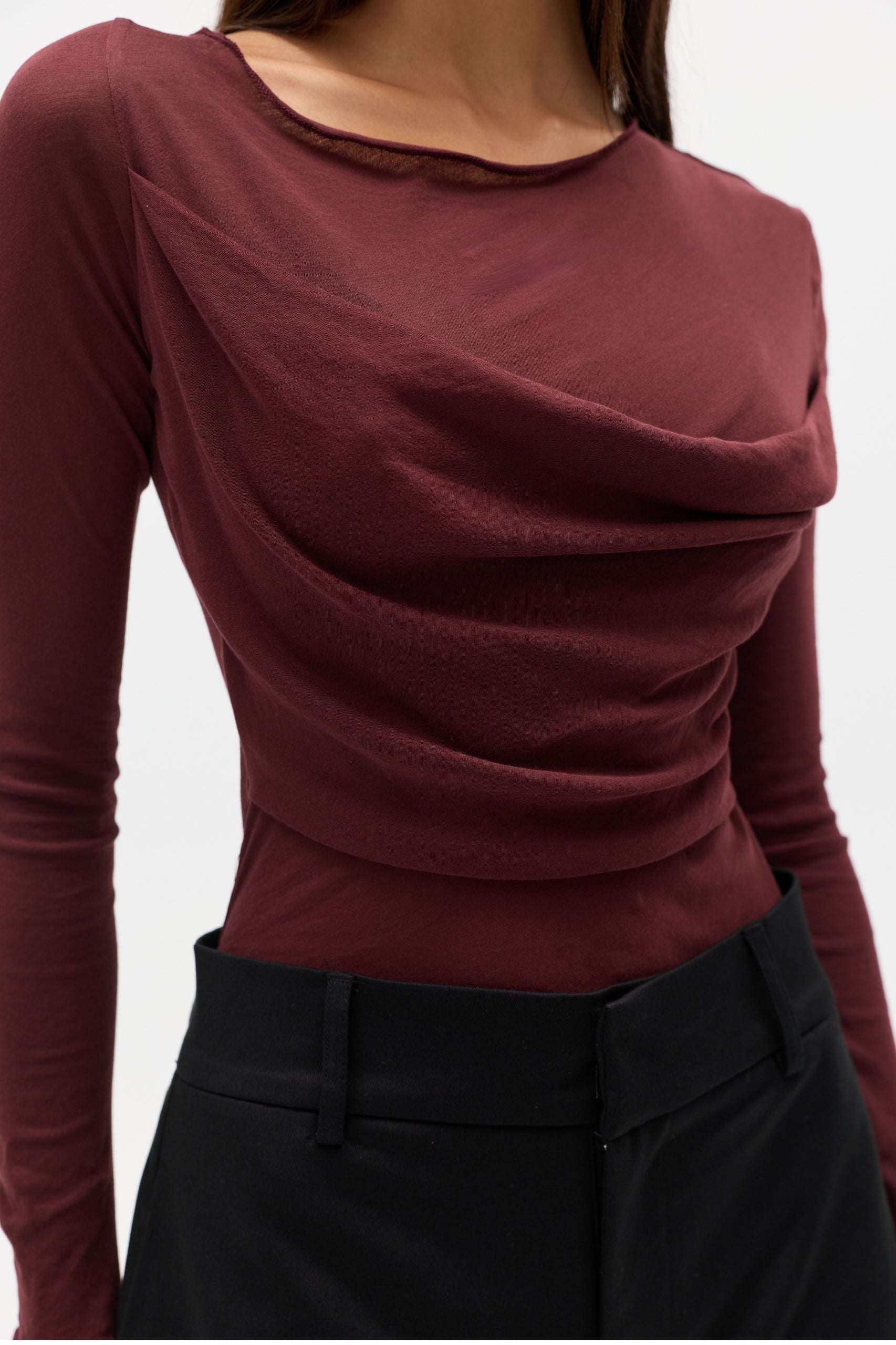 DELLA BODYSUIT - PLUM
