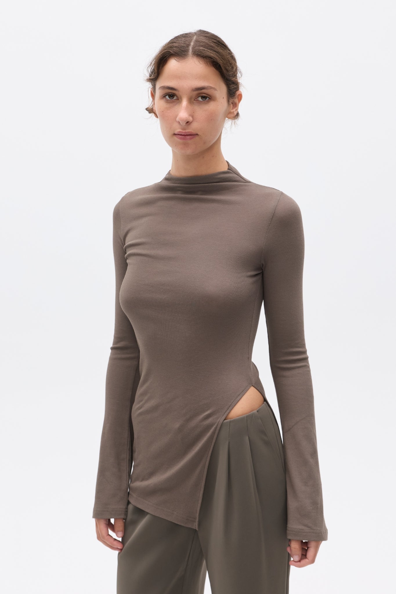 XENIA TOP - MINK