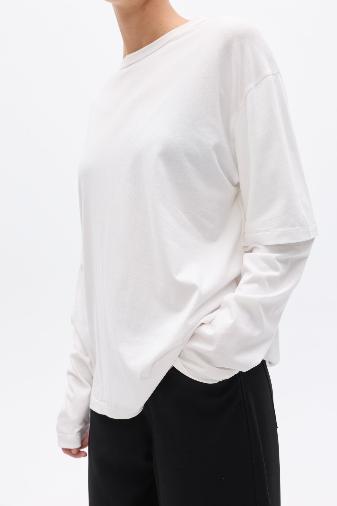 PAX LONG SLEEVE TEE - WHITE