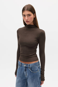 LUMI LONG SLEEVE - CHOCOLATE