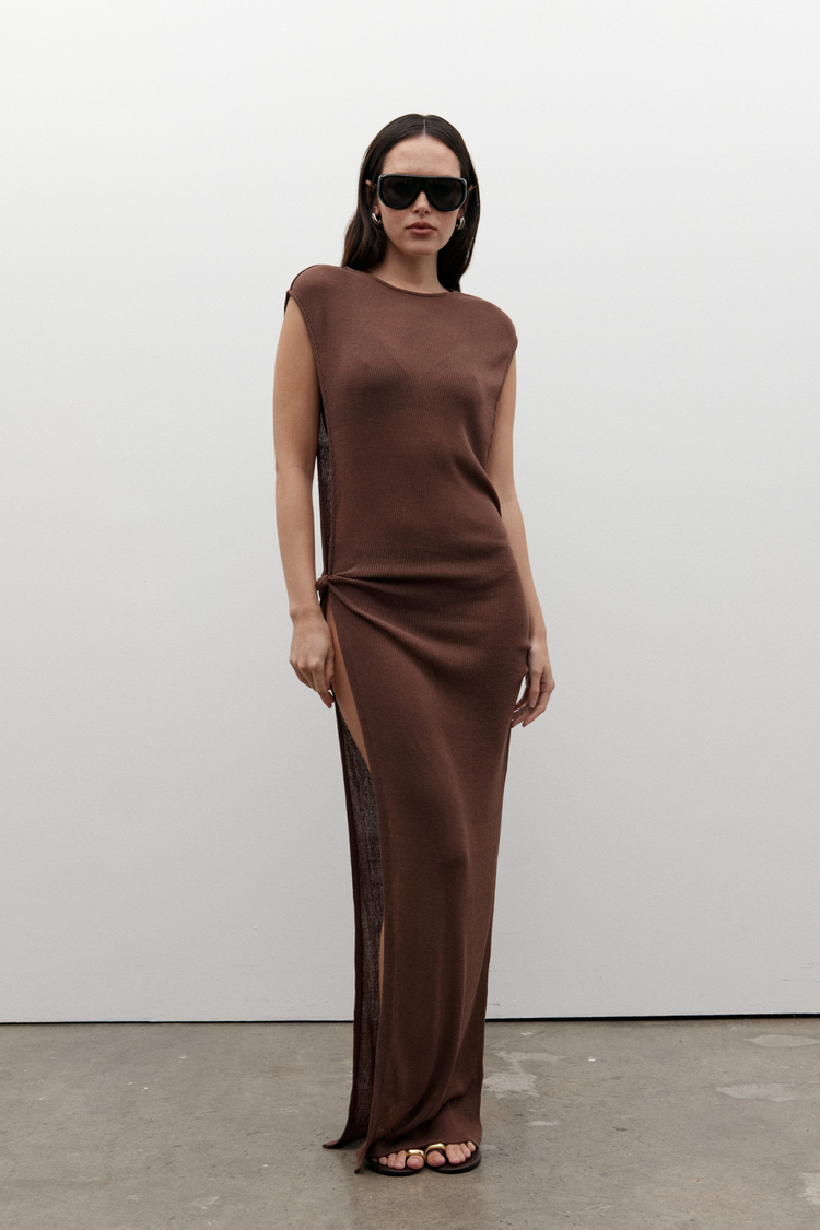 ELEANOR DRESS - BARK