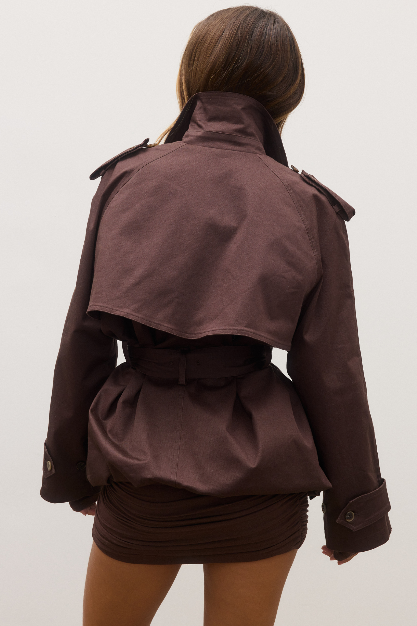 REECE TRENCH COAT - ESPRESSO