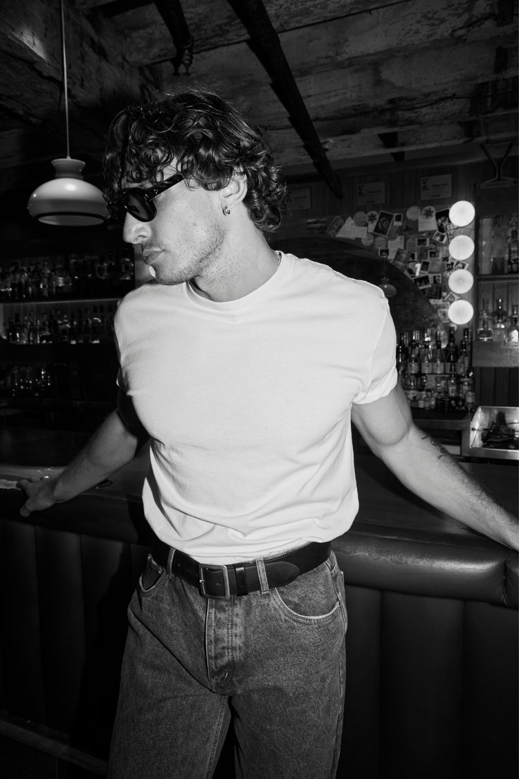 JONAS BOYFRIEND TEE - WHITE