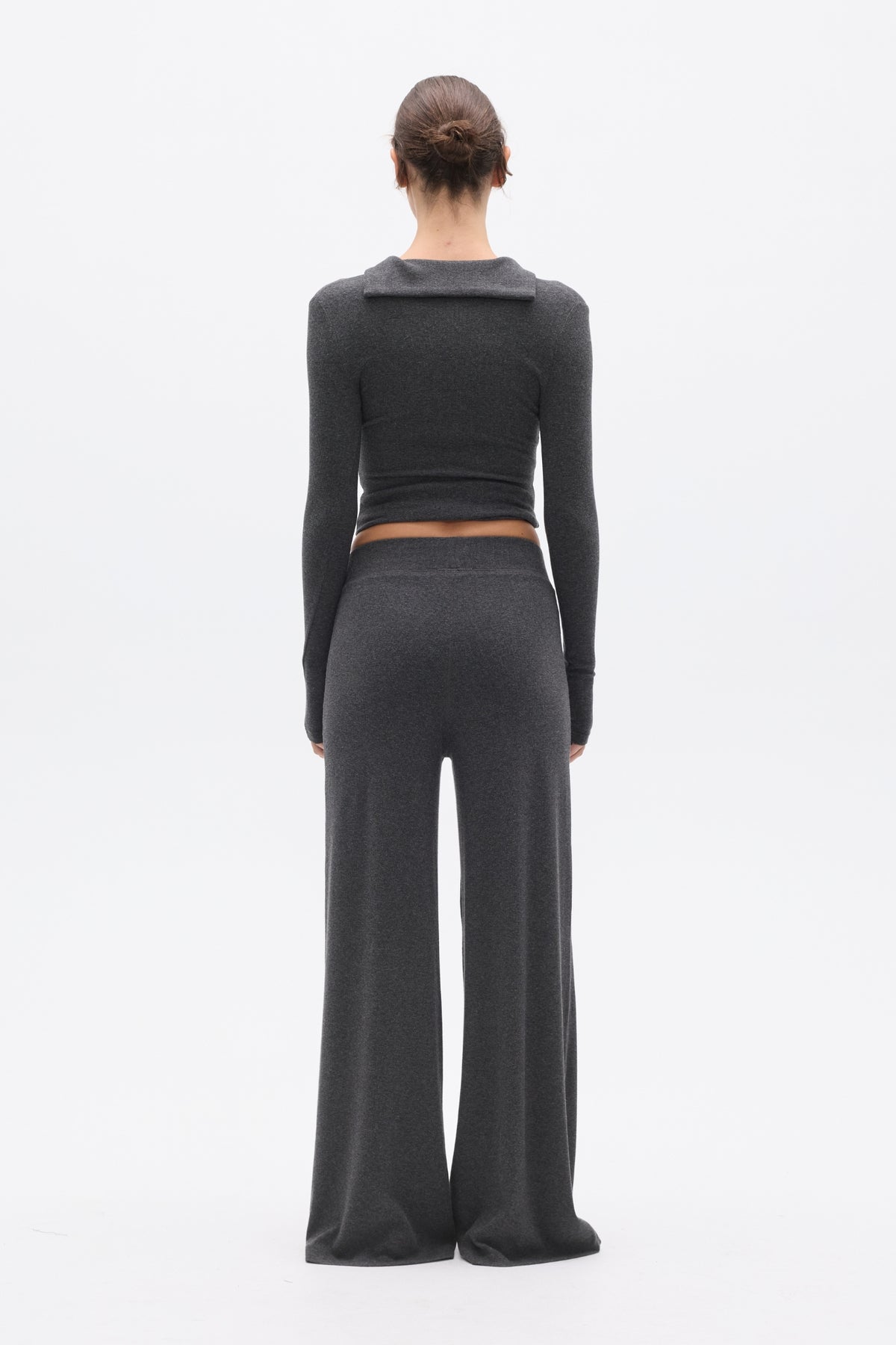 MEREDITH PANT - DARK HEATHER GREY