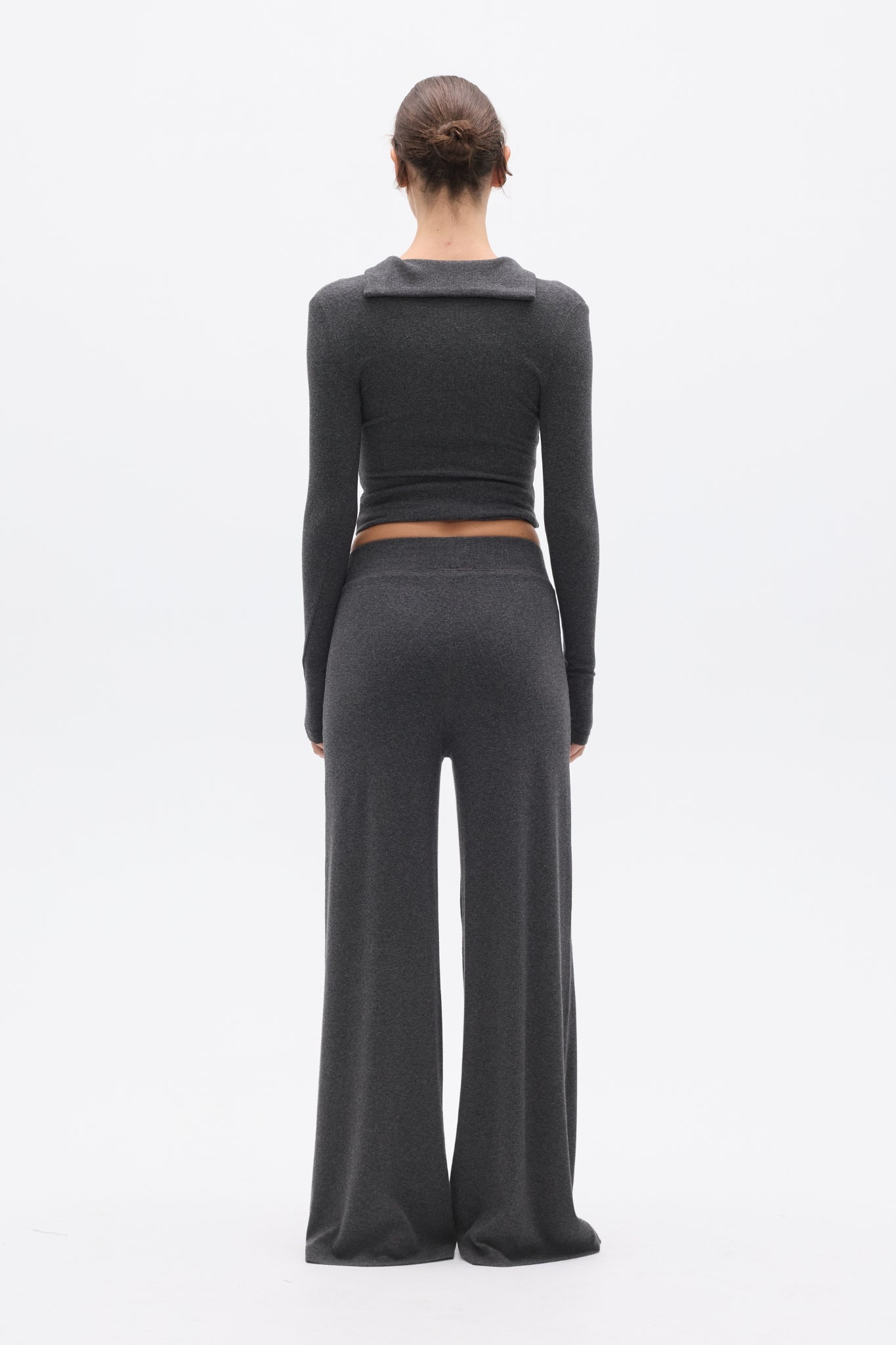 MEREDITH PANT - DARK HEATHER GREY