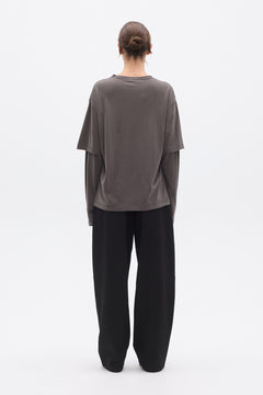 PAX LONG SLEEVE TEE - CHARCOAL