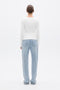 GRACE LONG SLEEVE TOP - WHITE
