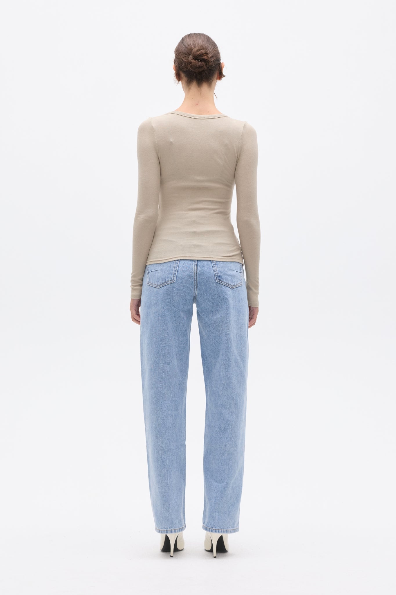 KYLA TOP - ALMOND