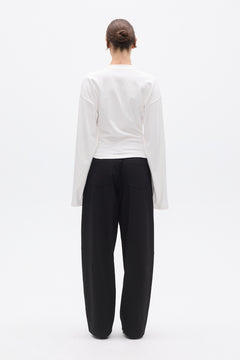 LEX LONG SLEEVE T-SHIRT - WHITE