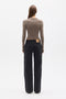 AMRITA LONG SLEEVE TOP - MINK