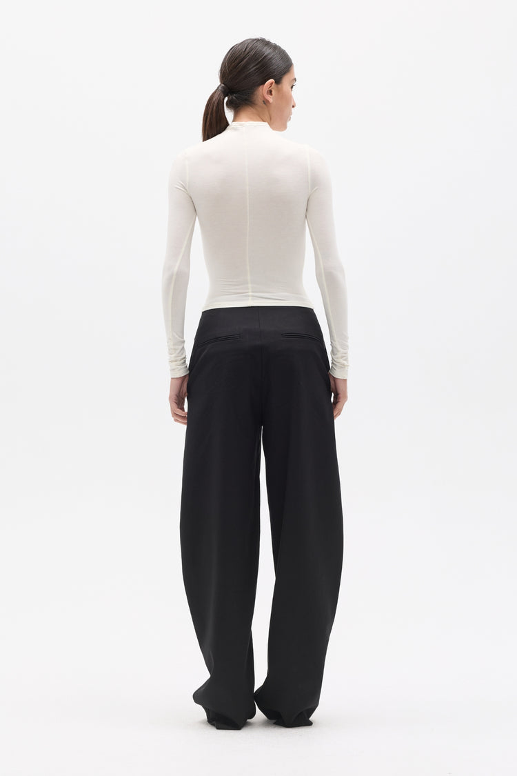 AMRITA LONG SLEEVE TOP - IVORY
