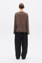 PRIYA LONG SLEEVE TOP - BROWN