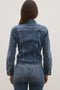 VIVI DENIM JACKET - ASH TIDE