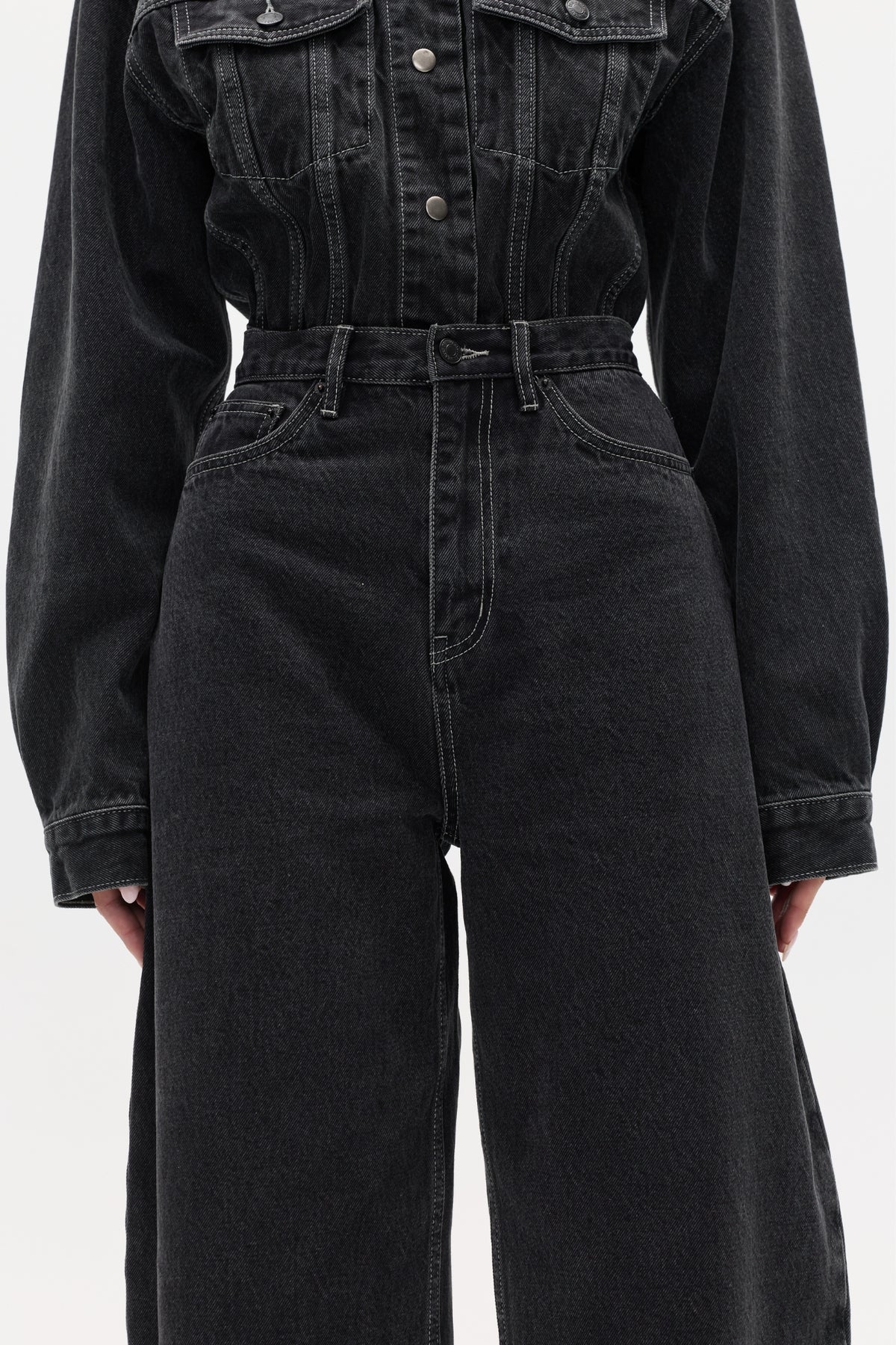 WILLA DENIM JEAN - SMOKE BLACK