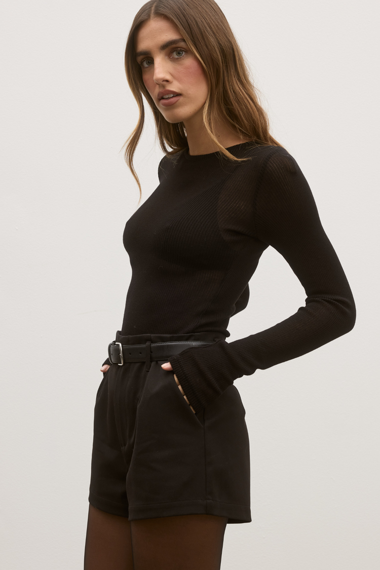 ROXANNE MICRO SHORT - BLACK