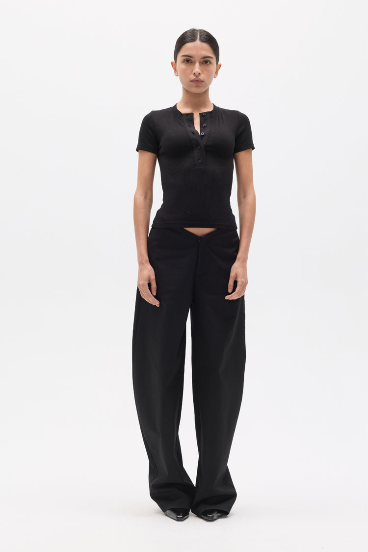 OCEANE TOP - BLACK