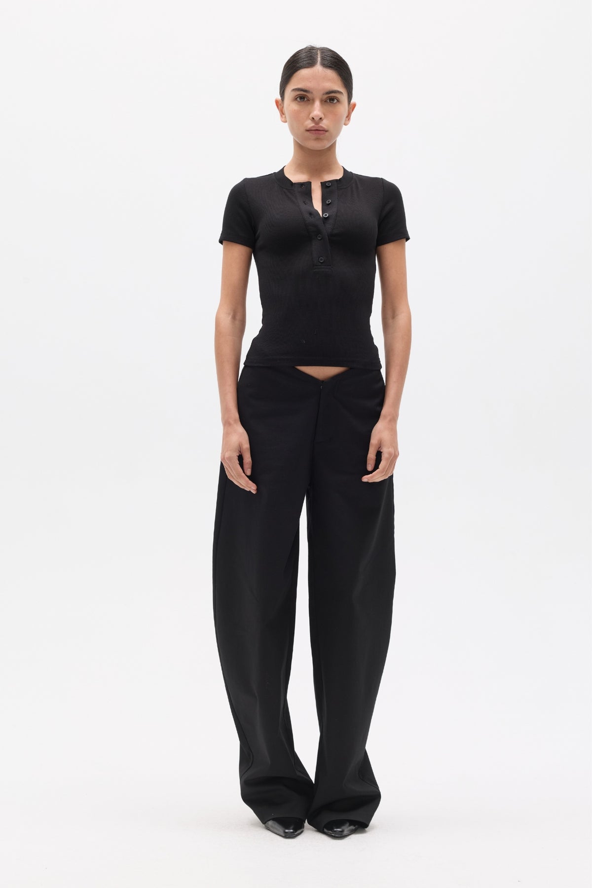 OCEANE TOP - BLACK