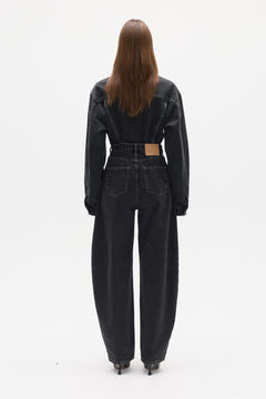WILLA DENIM JEAN - SMOKE BLACK
