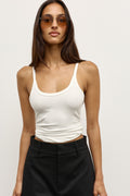 JAYLA TANK TOP - WHITE
