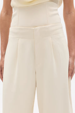 NAVY PANT - IVORY