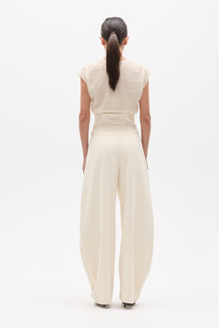 NAVY PANT - IVORY