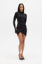 RAFAEL MINI DRESS - SHADOW