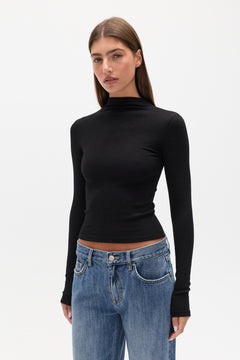 LUMI LONG SLEEVE - BLACK