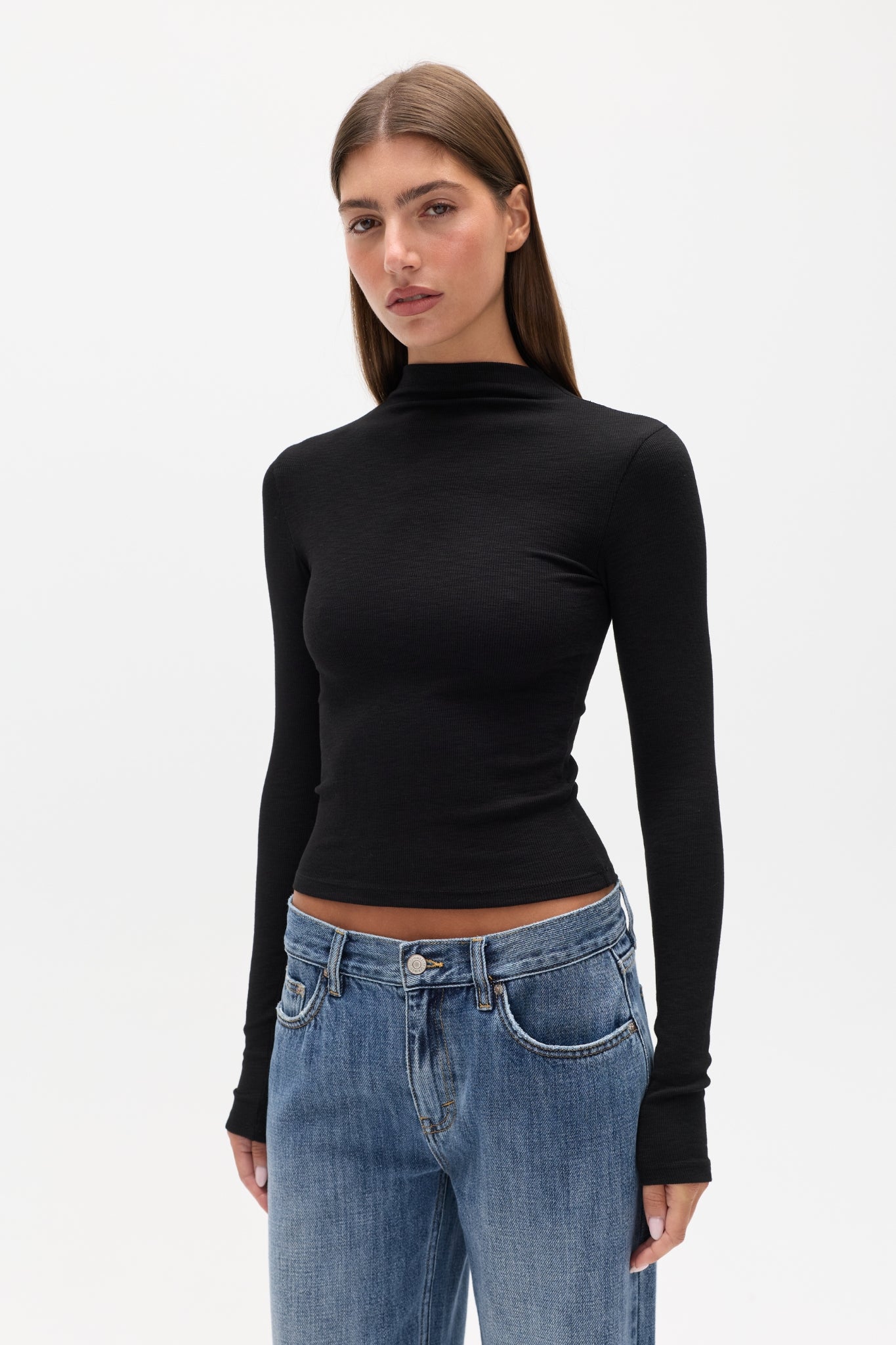 LUMI LONG SLEEVE - BLACK