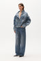 LOREN DENIM JACKET - ASH TIDE
