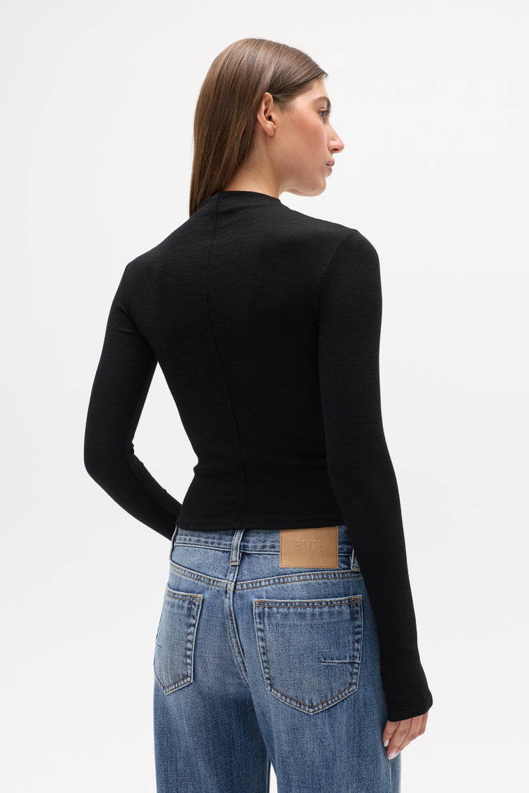 LUMI LONG SLEEVE - BLACK