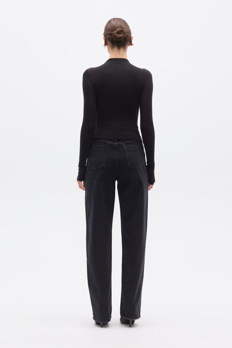 AMRITA LONG SLEEVE TOP - SHADOW