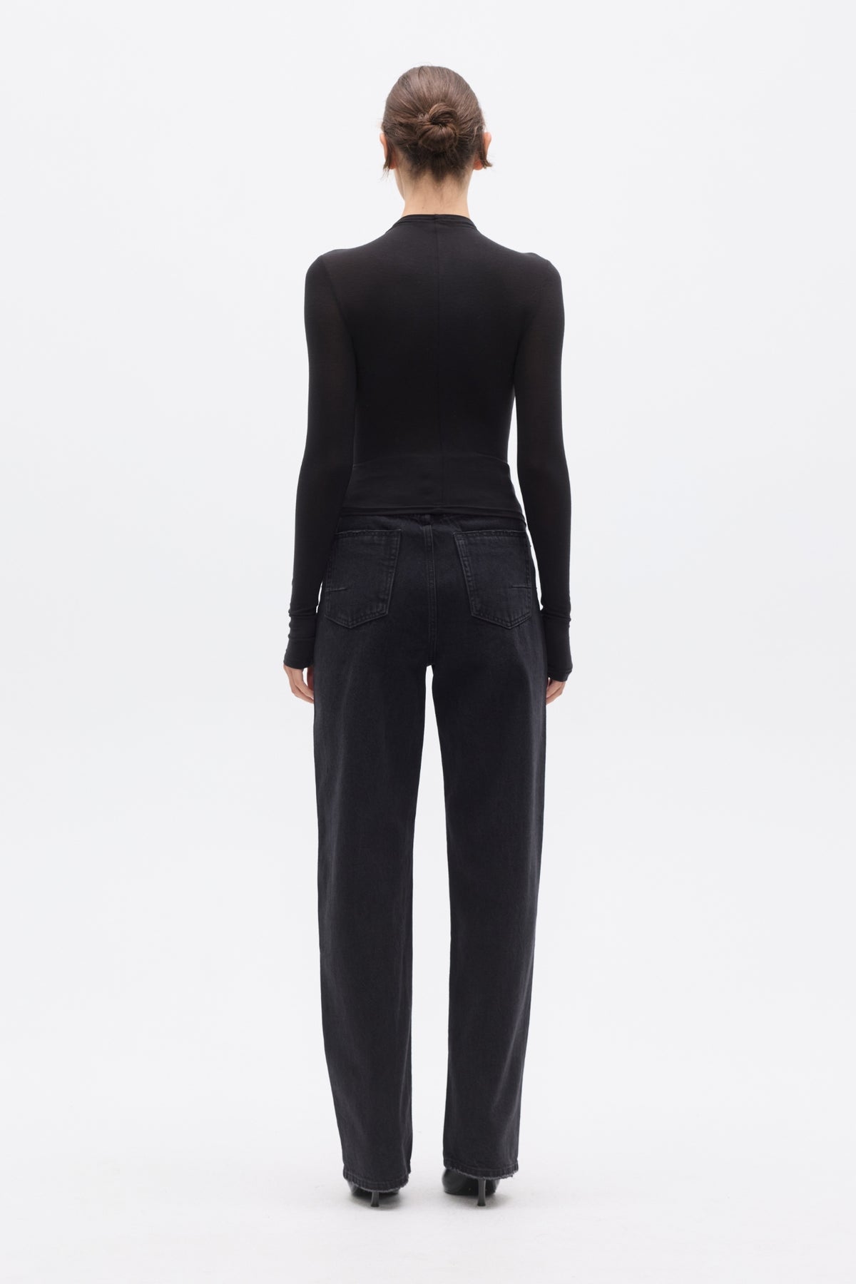 AMRITA LONG SLEEVE TOP - SHADOW