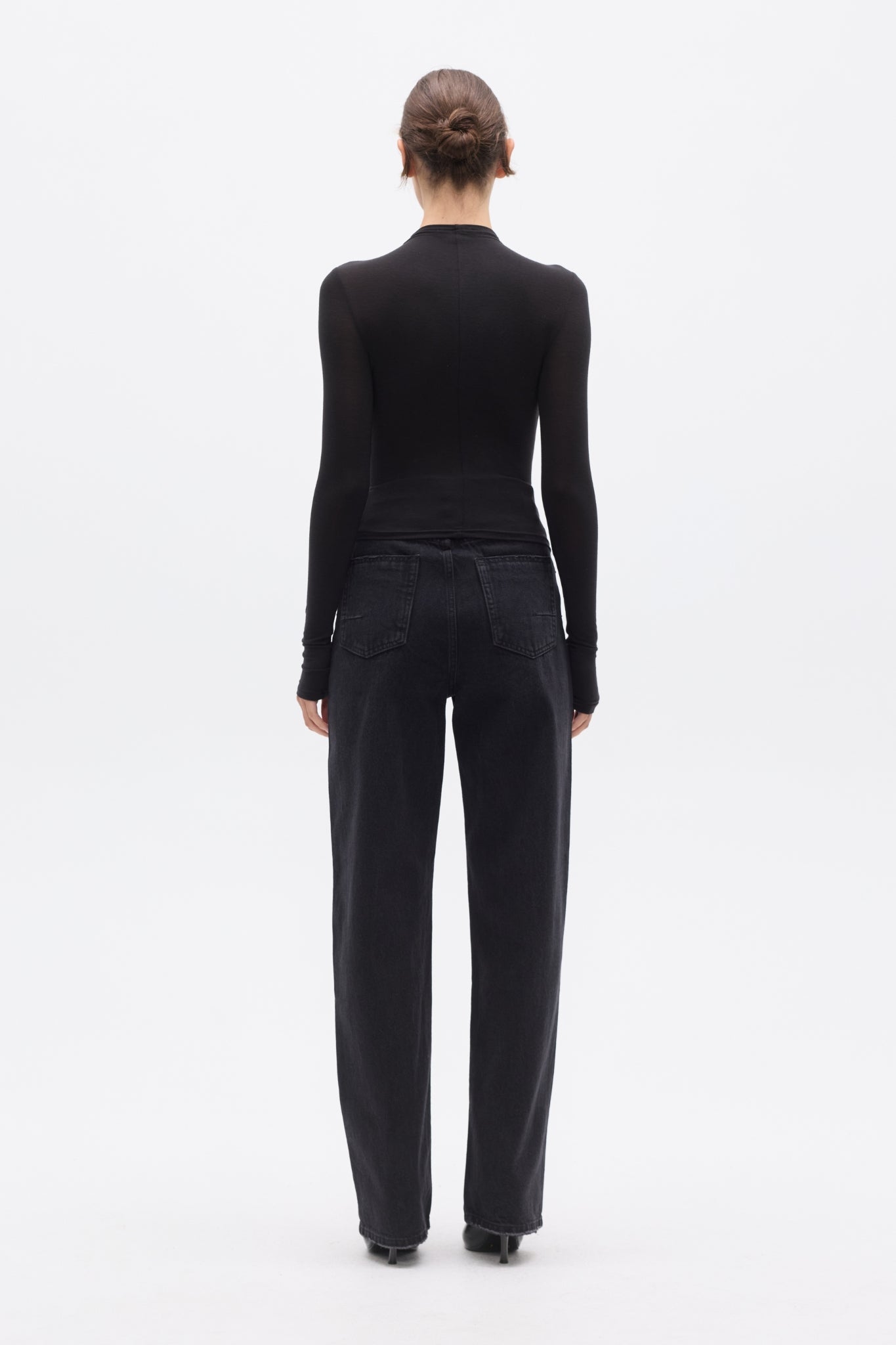 AMRITA LONG SLEEVE TOP - SHADOW